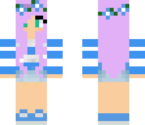 blue girl