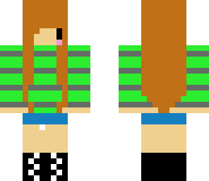 my first skin i made