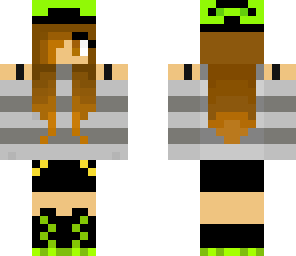 wolf girl hat skin