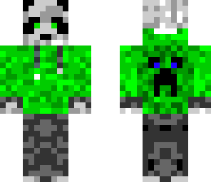 cool green panda