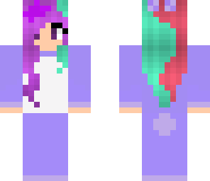 rainbow haired bunny girl