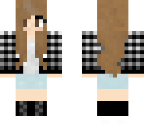 hipster karo shirt girl