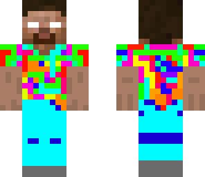 colorful herobrine