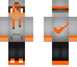 orange nike boy