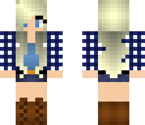 blond western girl