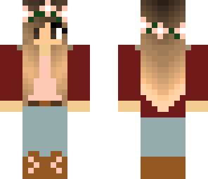 forest hiker girl