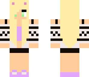 blonde cat ear girl
