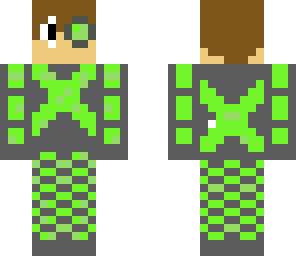 emerald cyborg-helmet