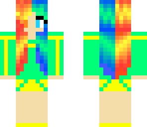water and fire haired girl