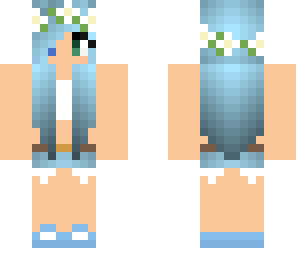 blue summer girl