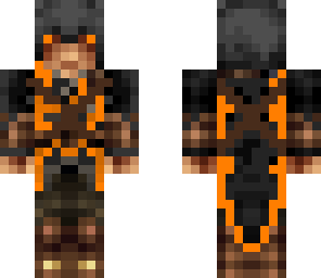 orange and black assasin