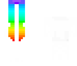 rainbow hair template