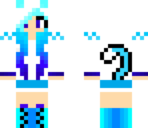 blue kitty girl