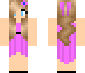 cute pruple girl