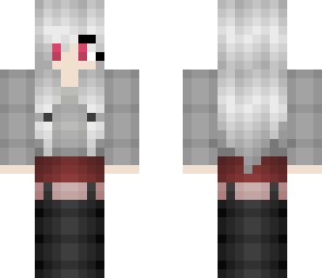 albino wolf personal skin