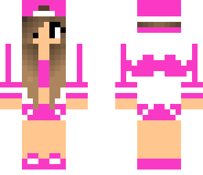 pink mustache girl