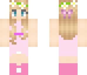 flower hippie girl