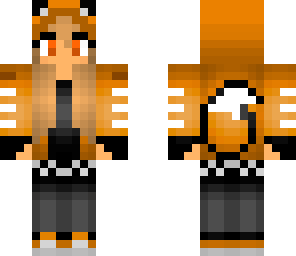fox girl orange
