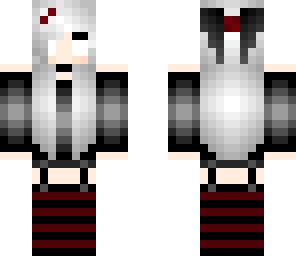 new fixed emo goth girl silver hair
