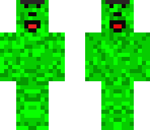 creeperskin mit gesicht