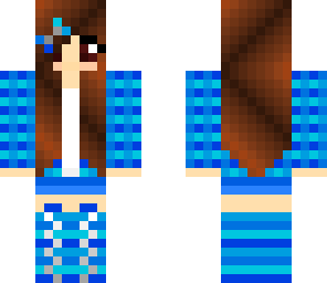 blue girl