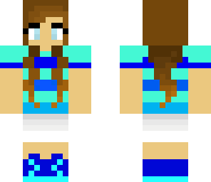 blue girl skin