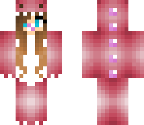 cute redpink baby dino girl