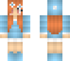 blue girl