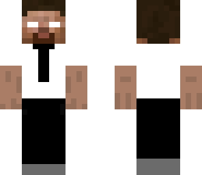 herobrine with a tux