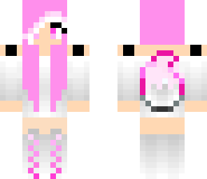pink wolf girl