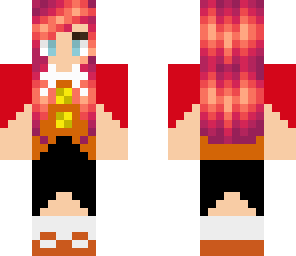 blaze the redfox as a human