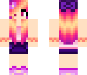 cute sunset girl
