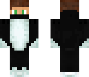 panda skin green eyes fix no neon