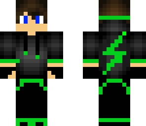green lightning boy