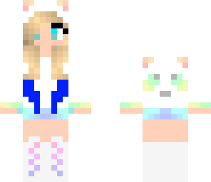 edited rainbow panda girl 
