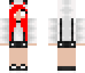 edited herobrine panda girl