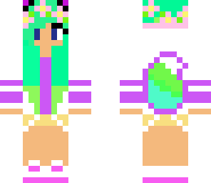 cute flower fox girl