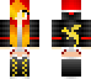 fire-golden dragon girl