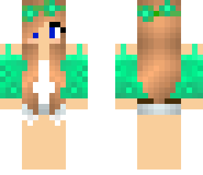 green flower girl