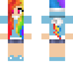 human rainbow dash