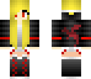 red dragon hoodie girl