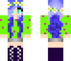 cute girl with dots