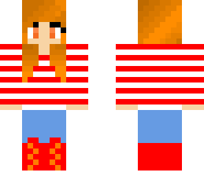 cute girl with orange hair