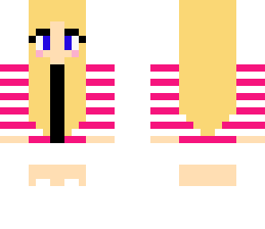 girl in striped jersey