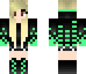 greem gamer girl