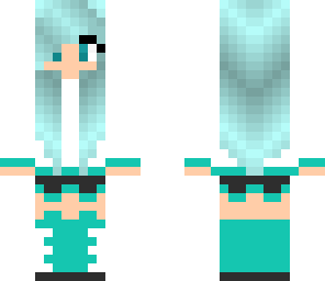 blue anime girl