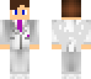 white suit
