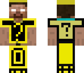 herobrine with lucky armor