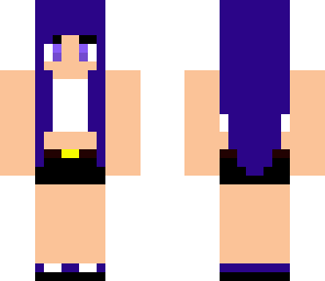 purple hair girl