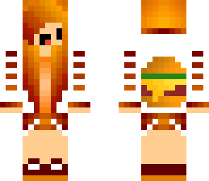 hamburger girl